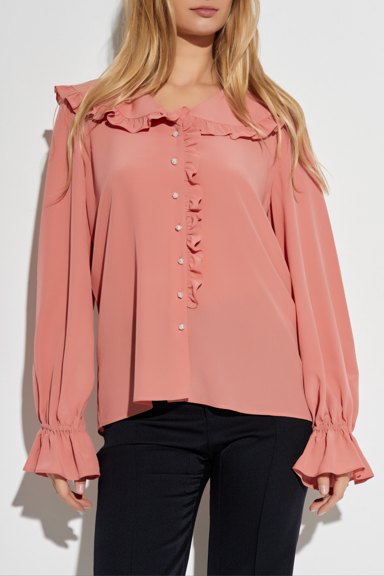 Chloé Silk shirt with ruffles | Women's | Vitkac